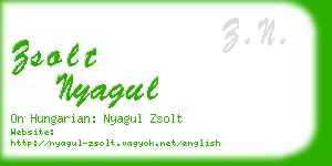 zsolt nyagul business card